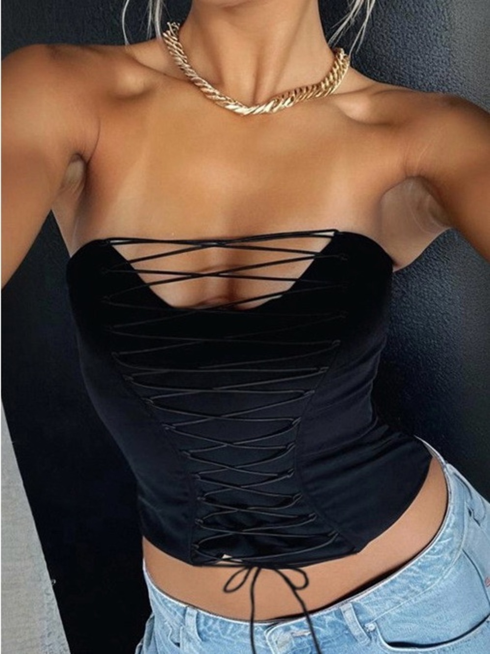 NWT White Fox Proud Moment Bustier